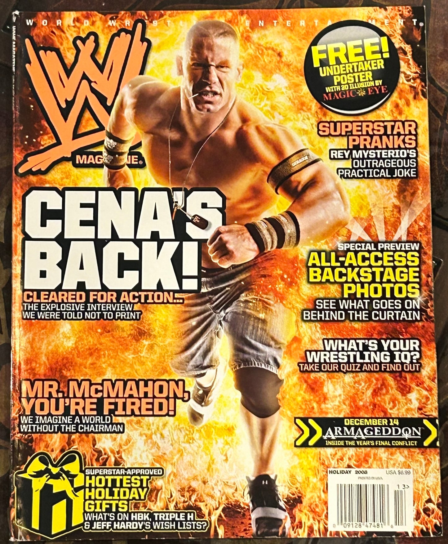 * WWE Magazine Holiday 2008 (No Posters Inside)