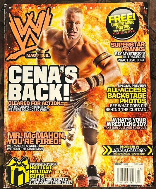 * WWE Magazine Holiday 2008 (No Posters Inside)