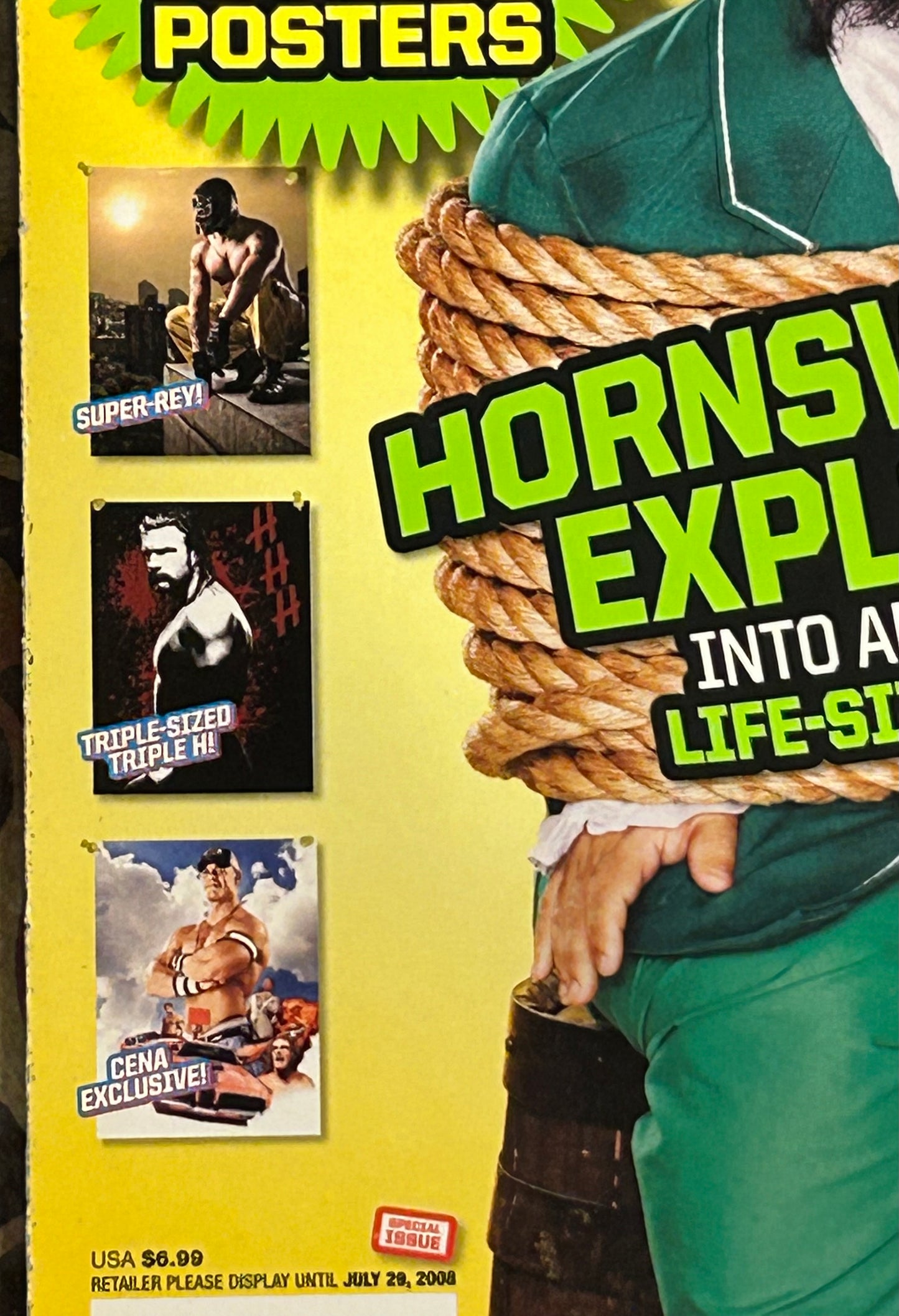 * WWE 20 GIANT Size Posters Inside (Cena, Jeff Hardy, Triple H & so much more)