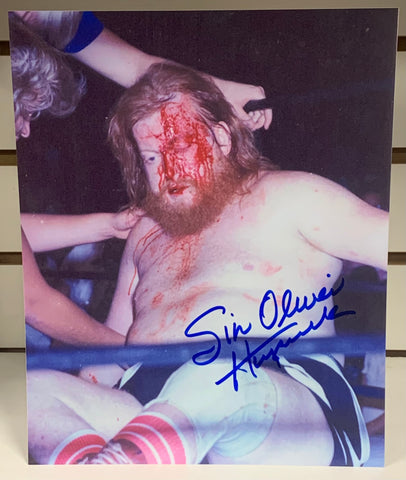Sir Oliver Humperdink RIP Signed 8x10 Color Photo (Comes w/COA)