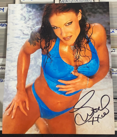 Lita WWE Signed 8x10 Color Photo (Hall of Fame)