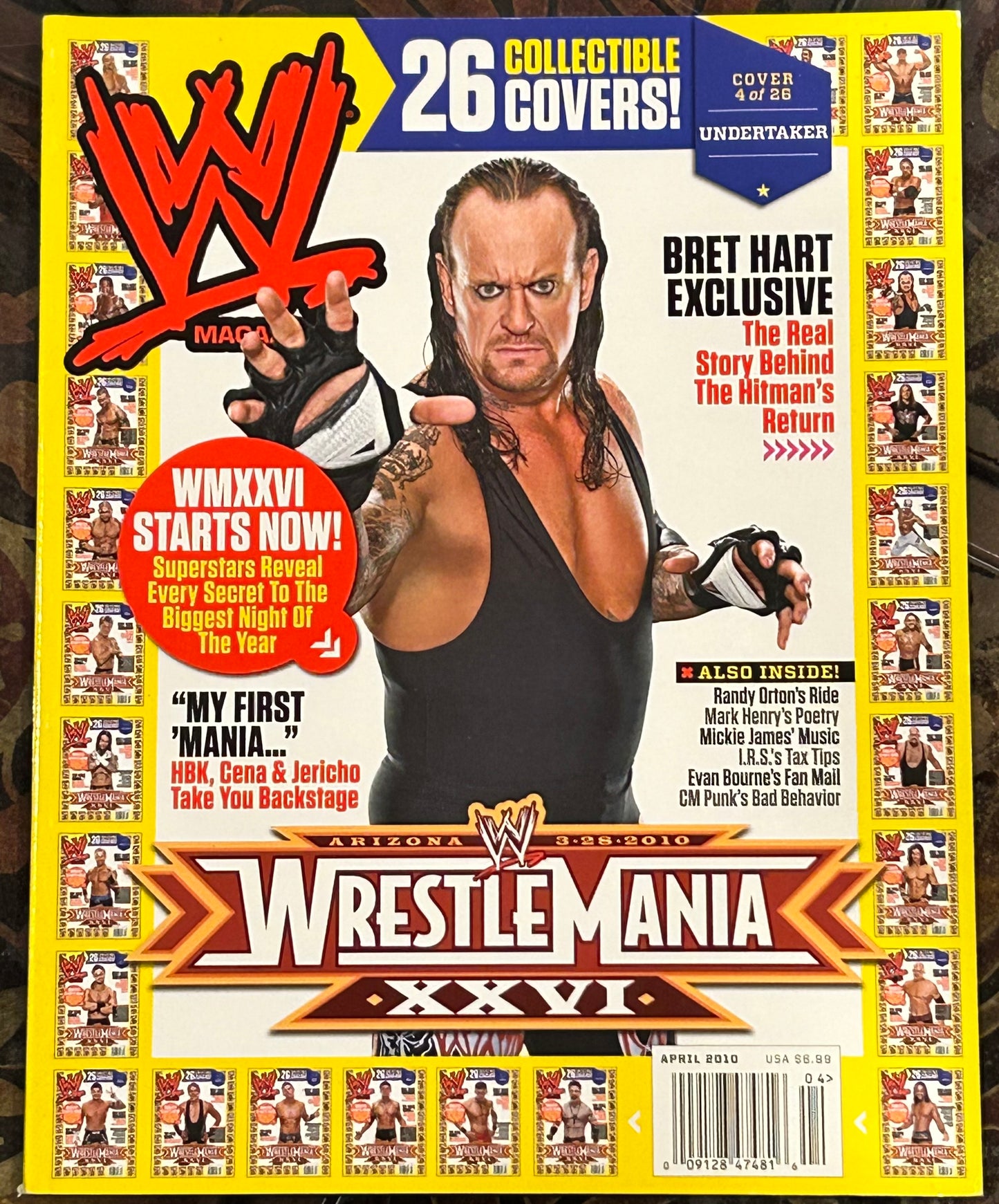 * WWE Magazine April 2010 Collectible Cover)