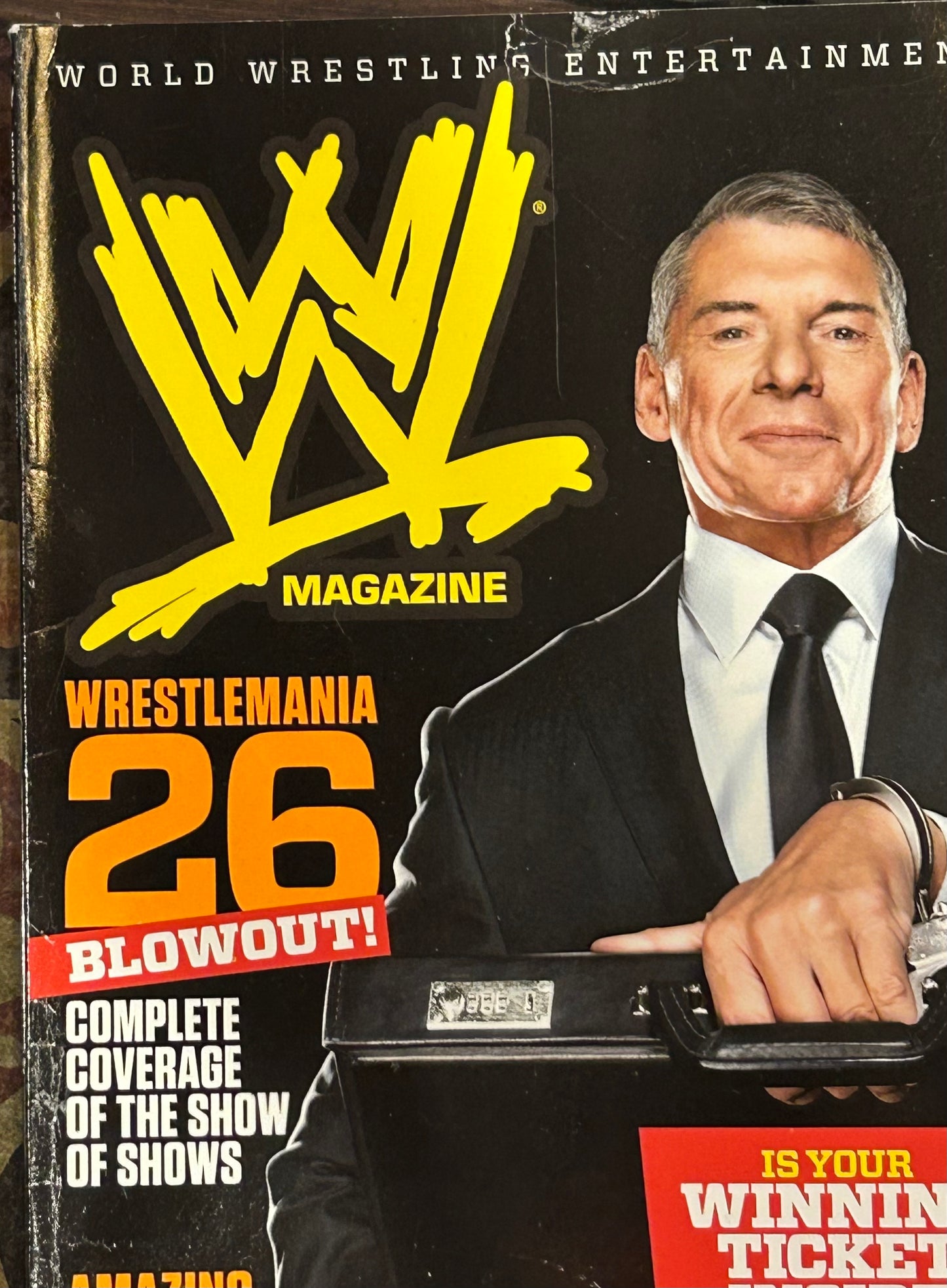 * WWE Magazine March 2010 (Vince McMahon)