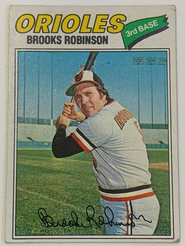 Brooks Robinson 1977 Topps Baseball Card ORIOLES