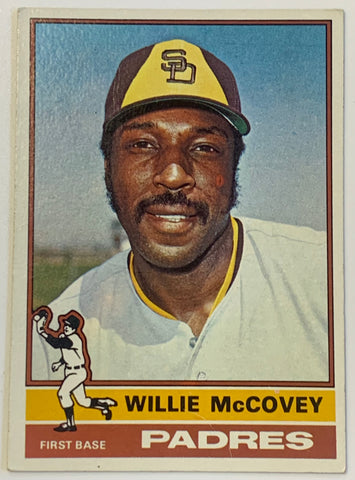 Willie McCovey 1976 Topps Baseball Card PADRES