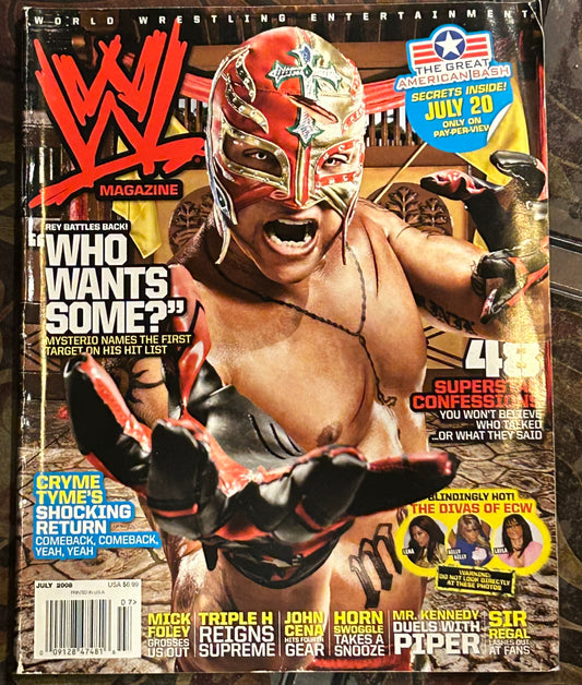 * WWE Magazine Buly 2008 (Rey Mysterio)