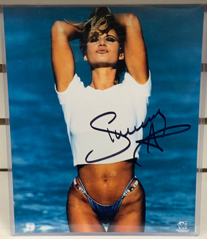 Sunny WWE Signed 8x10 Color Photo Hall of Fame (Comes w/COA)