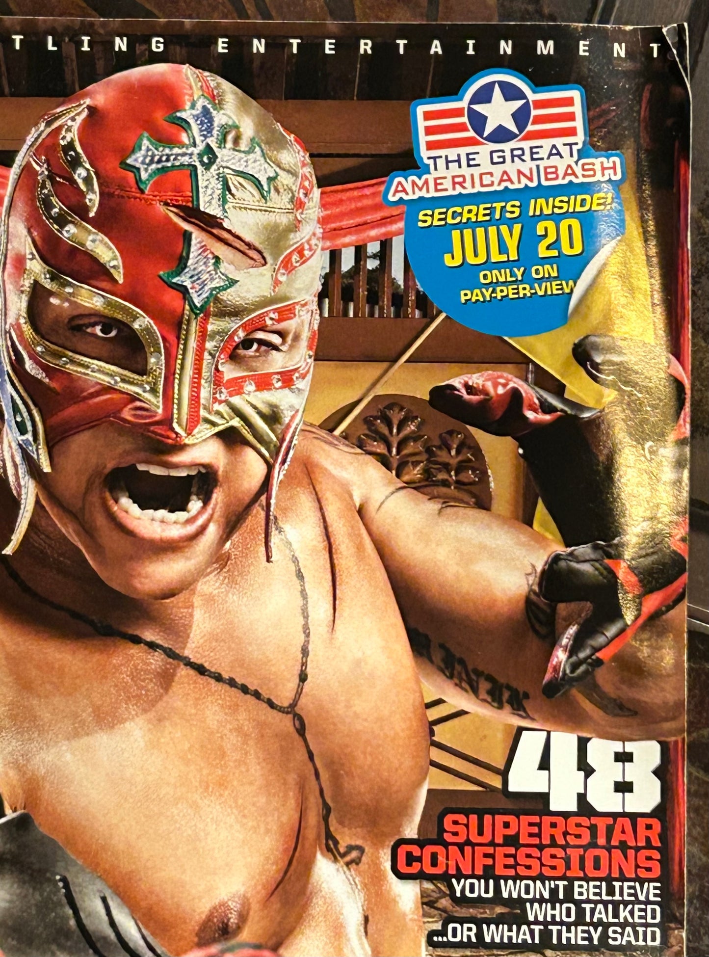 * WWE Magazine Buly 2008 (Rey Mysterio)