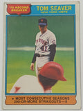 Tom Seaver 1976 Topps “Record Breaker” Baseball Card METS