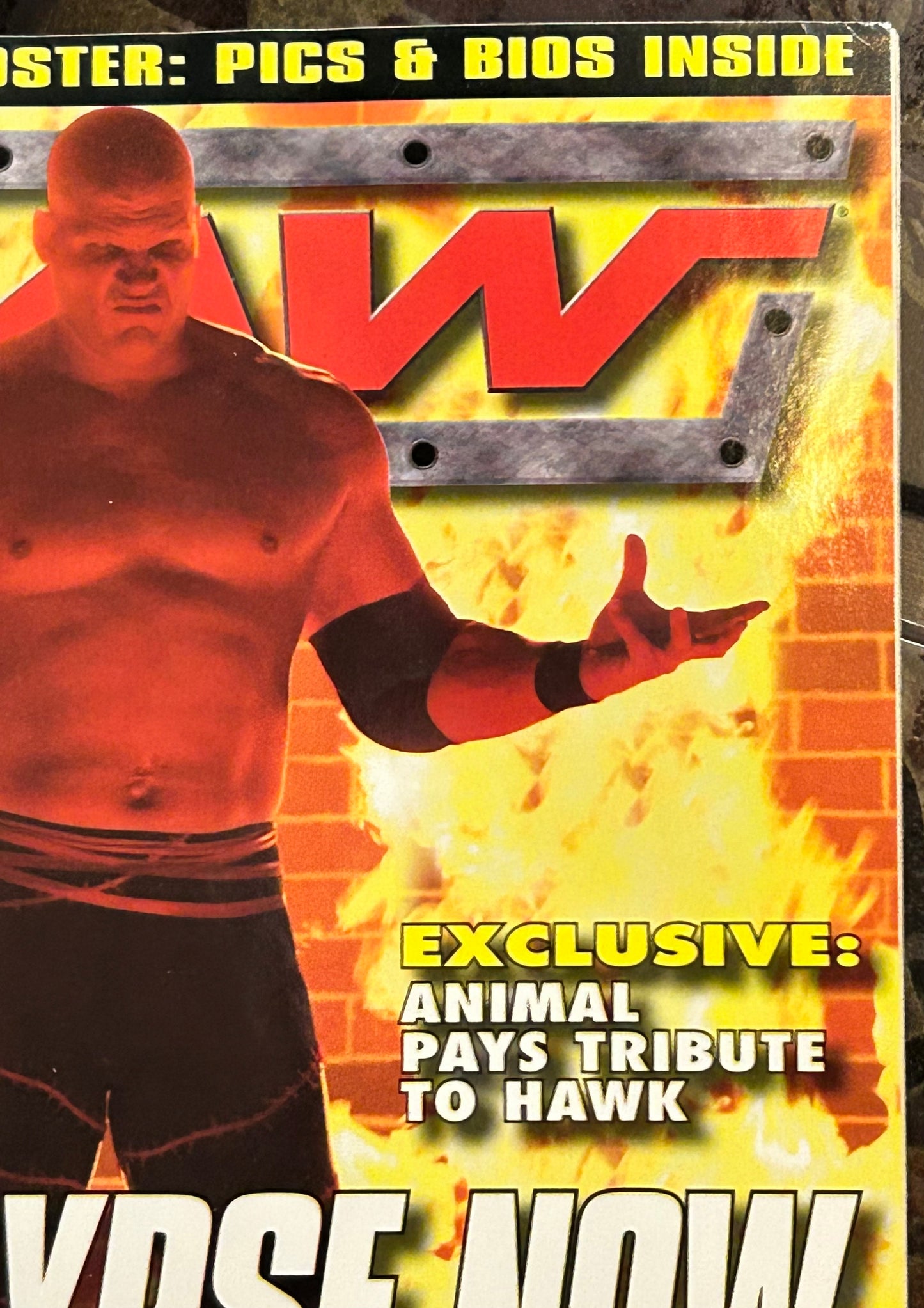 * WWE RAW Magazine Holiday 2003 (No Poster Inside)