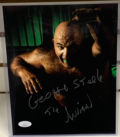 George “The Animal” Steele Signed 8x10 Color Photo (JSA Authenticated)