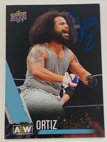 Ortiz SIGNED 2021 AEW UD Upper Deck 1st Edition Card (Comes w/COA)