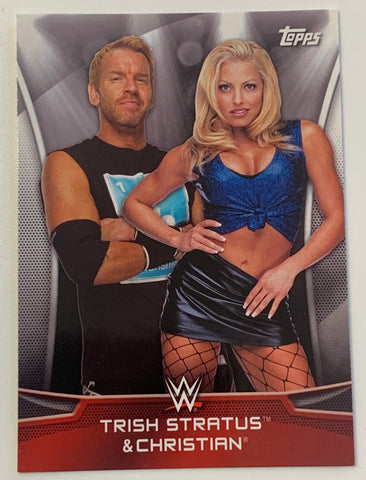 Trish Stratus & Christian 2016 WWE Topps “Power Couples” Card