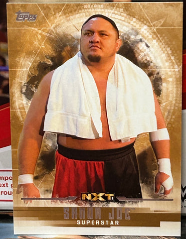 Samoa Joe 2017 NXT WWE Topps Undisputed Bronze Parallel Card #91/99 (Only 99 Made)