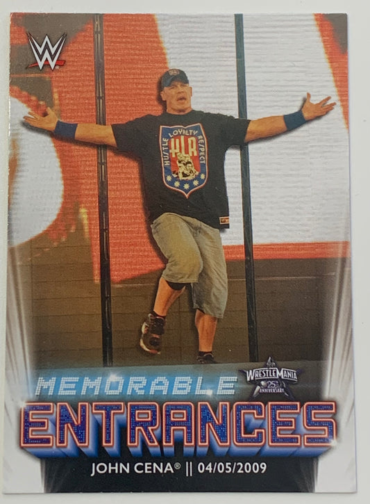 John Cena 2021 WWE Topps “Memorable Entrances” Insert Card