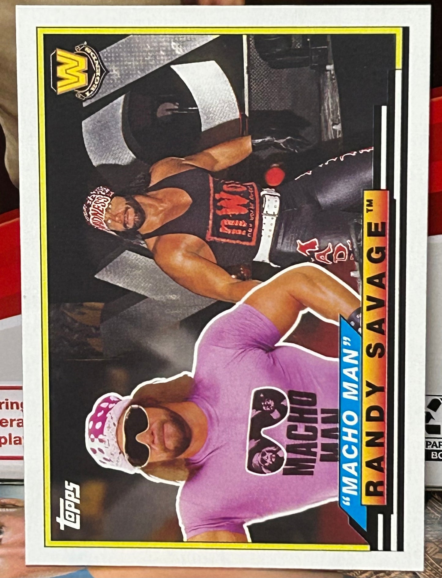 Macho Man Randy Savage 2018 WWE Topps Heritage Card
