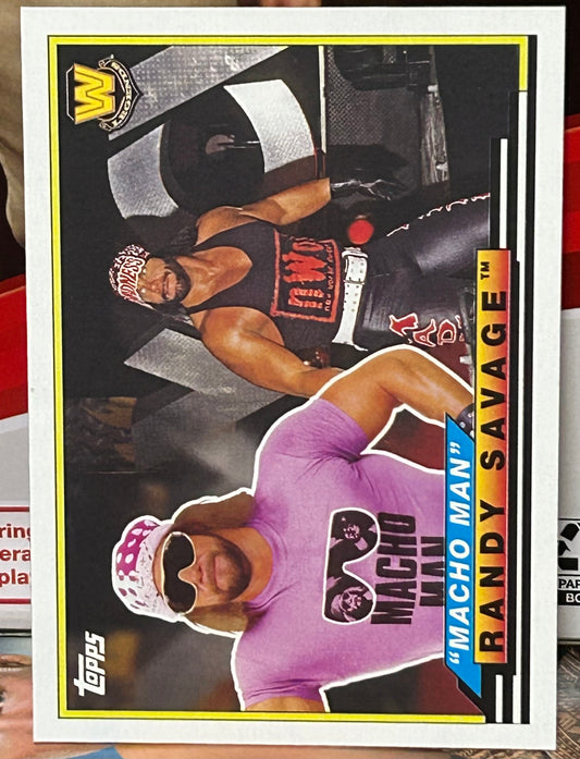 Macho Man Randy Savage 2018 WWE Topps Heritage Card