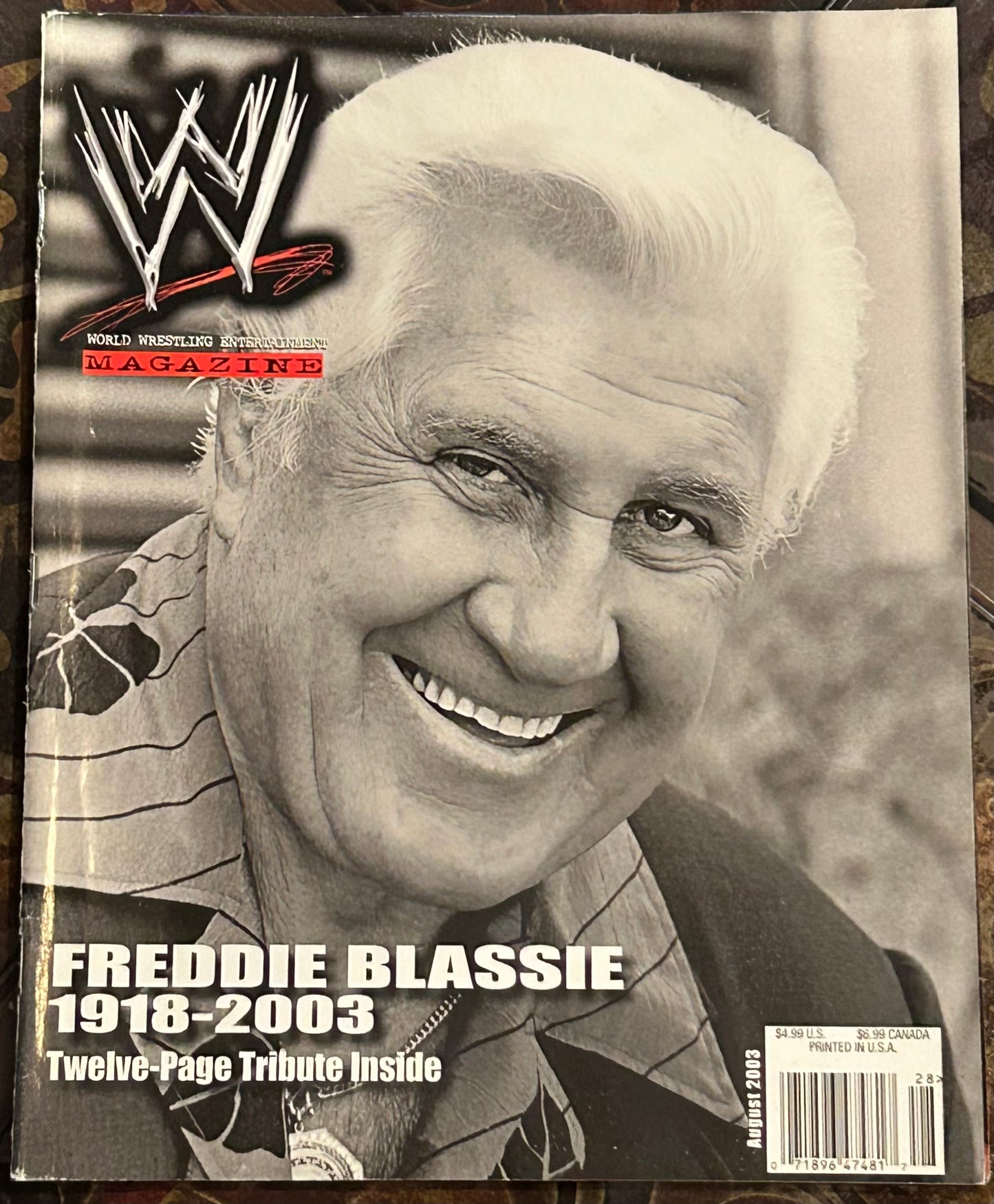 * WWE Magazine August 2003 (No Poster Inside)