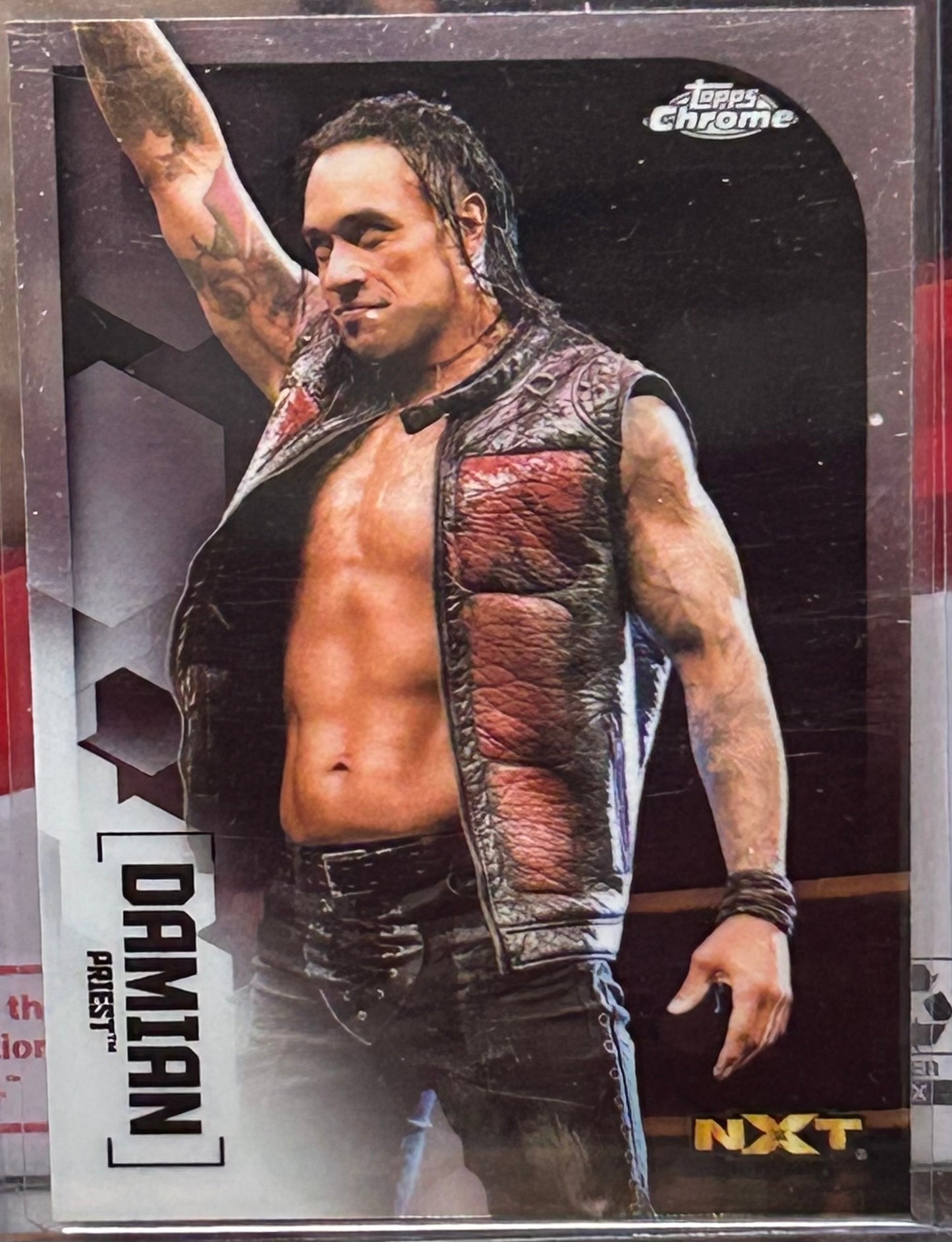 Damian Priest 2020 NXT WWE Topps Chrome Rookie Card
