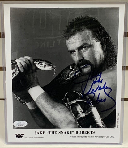 Jake “The Snake” Roberts Signed 8x10 Color Photo (JSA Authenticated)