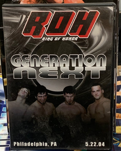 ROH Ring of Honor DVD “Generation Next” 5/22/04 (Samoa Joe, CM Punk, Homicide, Briscoes & so much more)