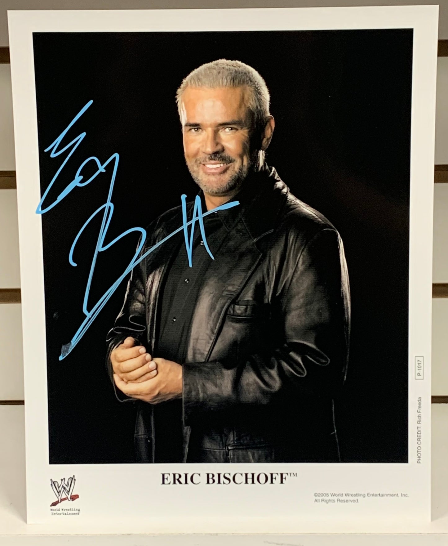 Eric Bischoff Signed 8x10 Color Photo COA