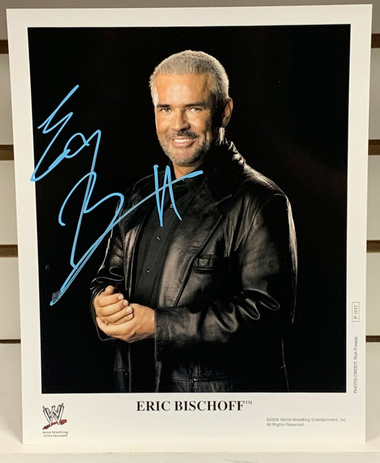 Eric Bischoff Signed 8x10 Color Photo COA