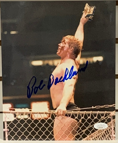 Bob Backlund Signed 8x10 Color Photo (JSA Authenticated)