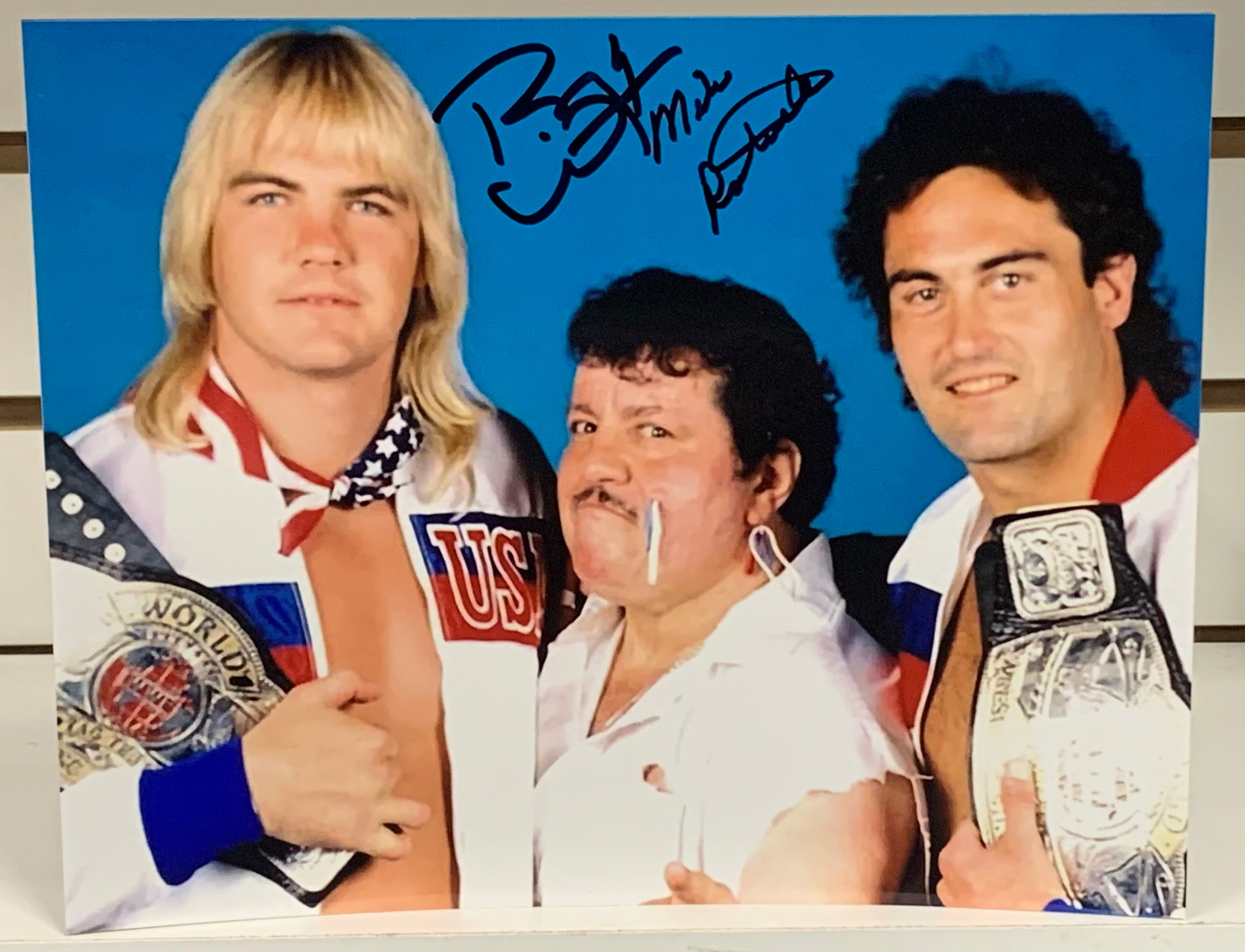 US Express (Windham & Rotunda) Dual Signed Photo COA – The Wrestling ...