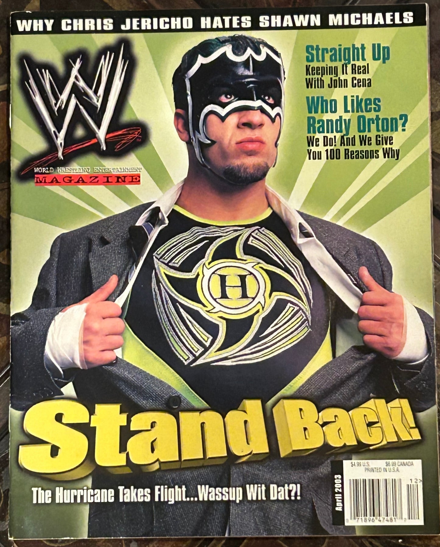 * WWE Magazine April 2003 (No Poster Inside)