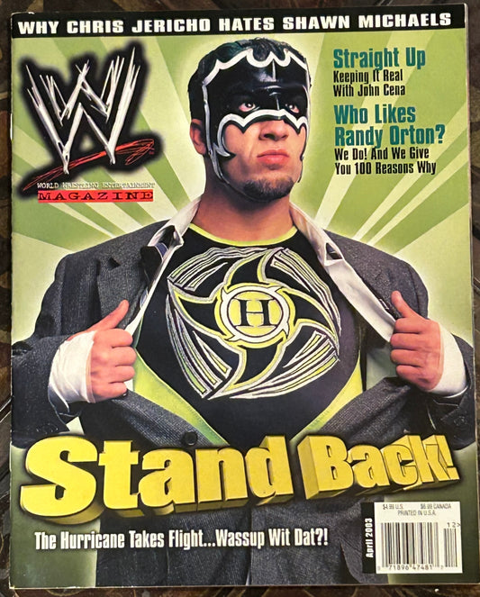 * WWE Magazine April 2003 (No Poster Inside)