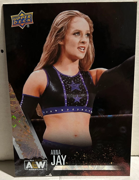 Anna Jay 2021 AEW UD Upper Deck Black Pyro Card