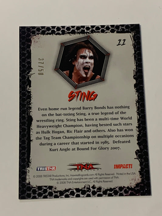 Sting 2008 TNA Tri-Star GOLD Serial #37/50