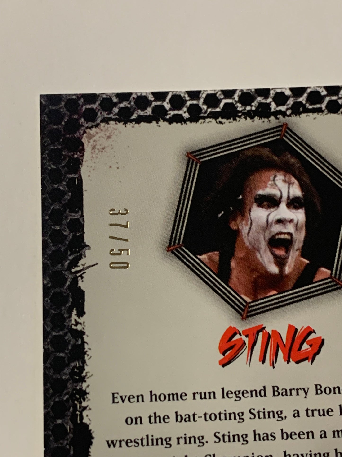 Sting 2008 TNA Tri-Star GOLD Serial #37/50