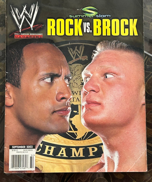 * WWE Magazine September 2002 (No Poster Inside)