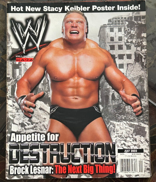 * WWE Magazine July 2002 (No Poster Inside)