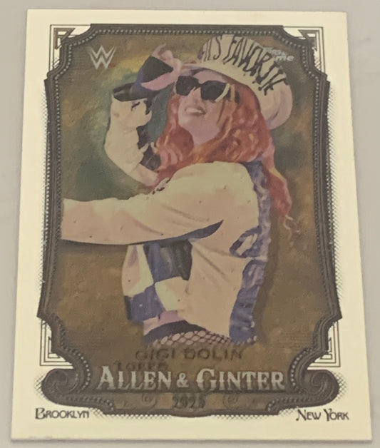 Gigi Dolin 2025 WWE Topps Chrome Allen & Ginter Card