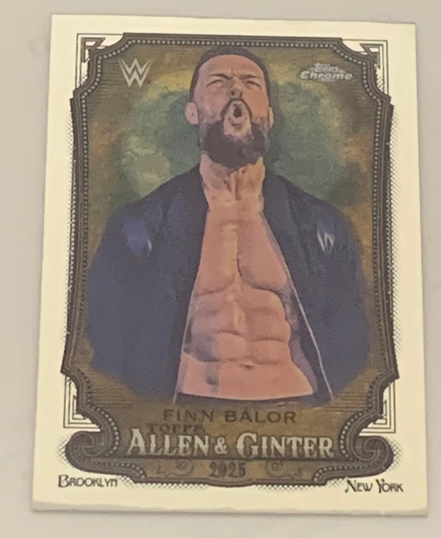 Finn Balor 2025 WWE Topps Chrome Allen & Ginter Card