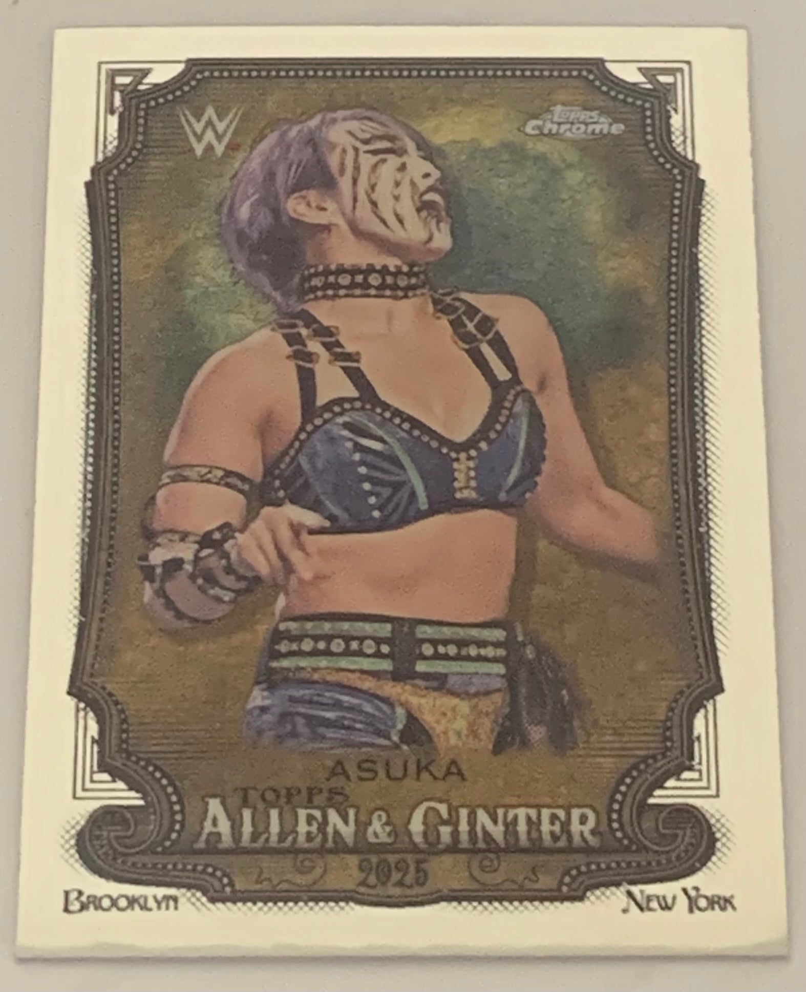 Asuka 2025 WWE Topps Chrome Allen & Ginter Card – The