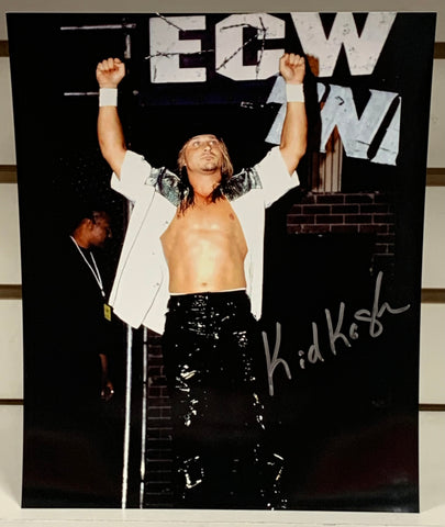 Kid Kash ECW Signed 8x10 Color Photo (Comes w/COA)