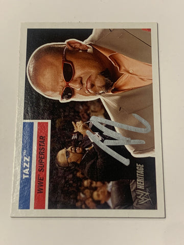 Tazz SIGNED 2005 WWE Topps Heritage Card (Comes w/COA)!!!