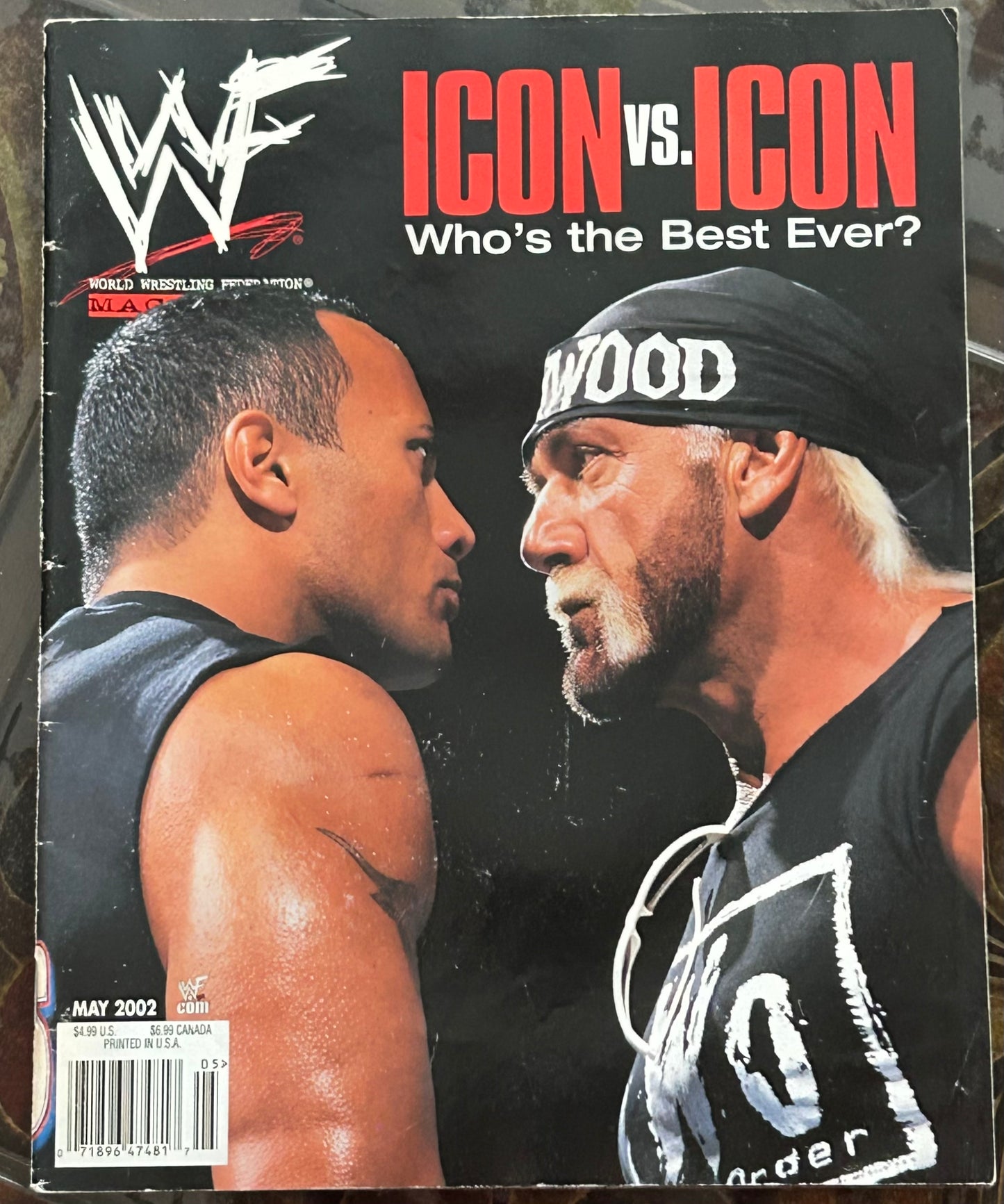 * WWE Magazine May 2002 (The Rock, Hollywood Hogan)