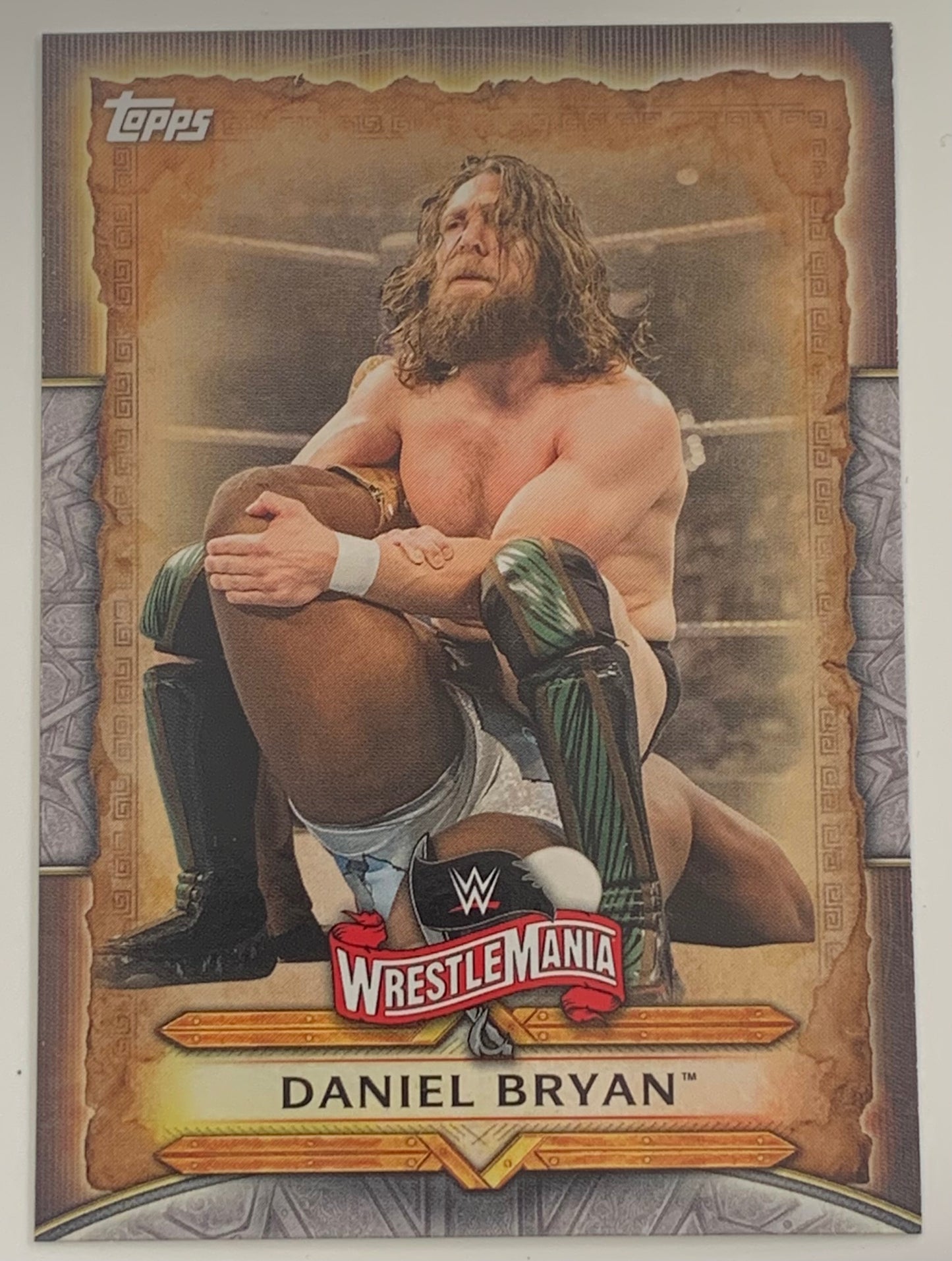 Daniel Bryan 2020 WWE Topps Wrestlemania Insert Card