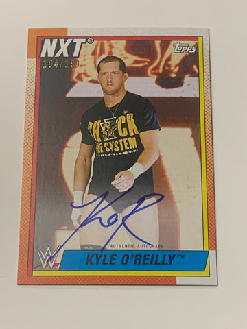 Kyle O’Reilly SIGNED 2021 WWE Topps Heritage Card (On Card Signature)!!!