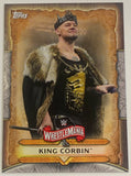 King Corbin 2020 WWE Topps Wrestlemania Insert Card