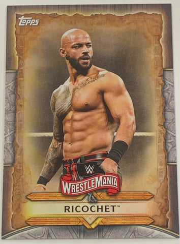 Ricochet 2020 WWE Topps Wrestlemania Insert Card