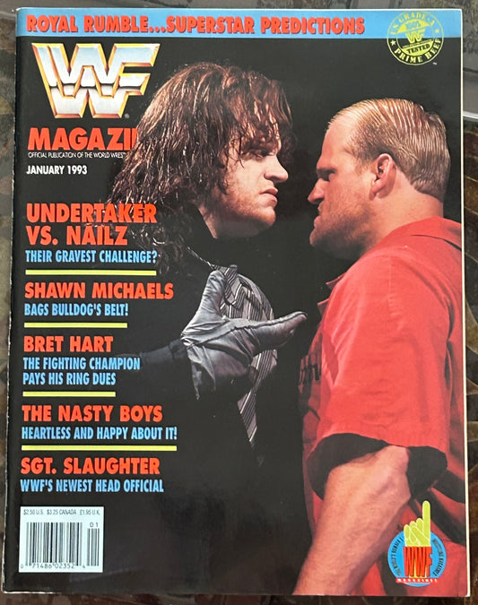 * WWE Magazine January 1993 (The Undertaker, Nailz)