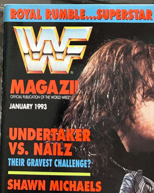 * WWE Magazine January 1993 (The Undertaker, Nailz)
