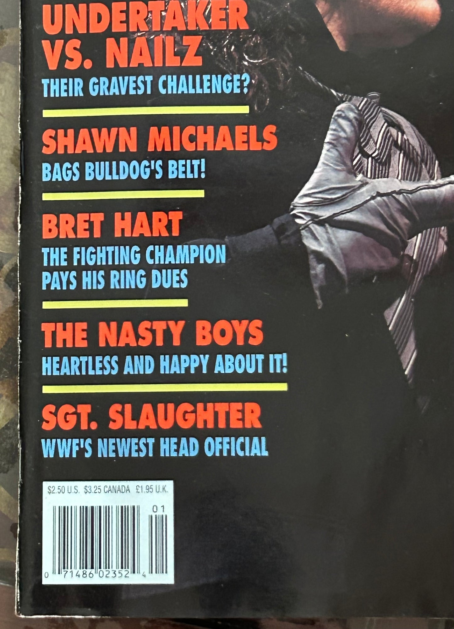 * WWE Magazine January 1993 (The Undertaker, Nailz)