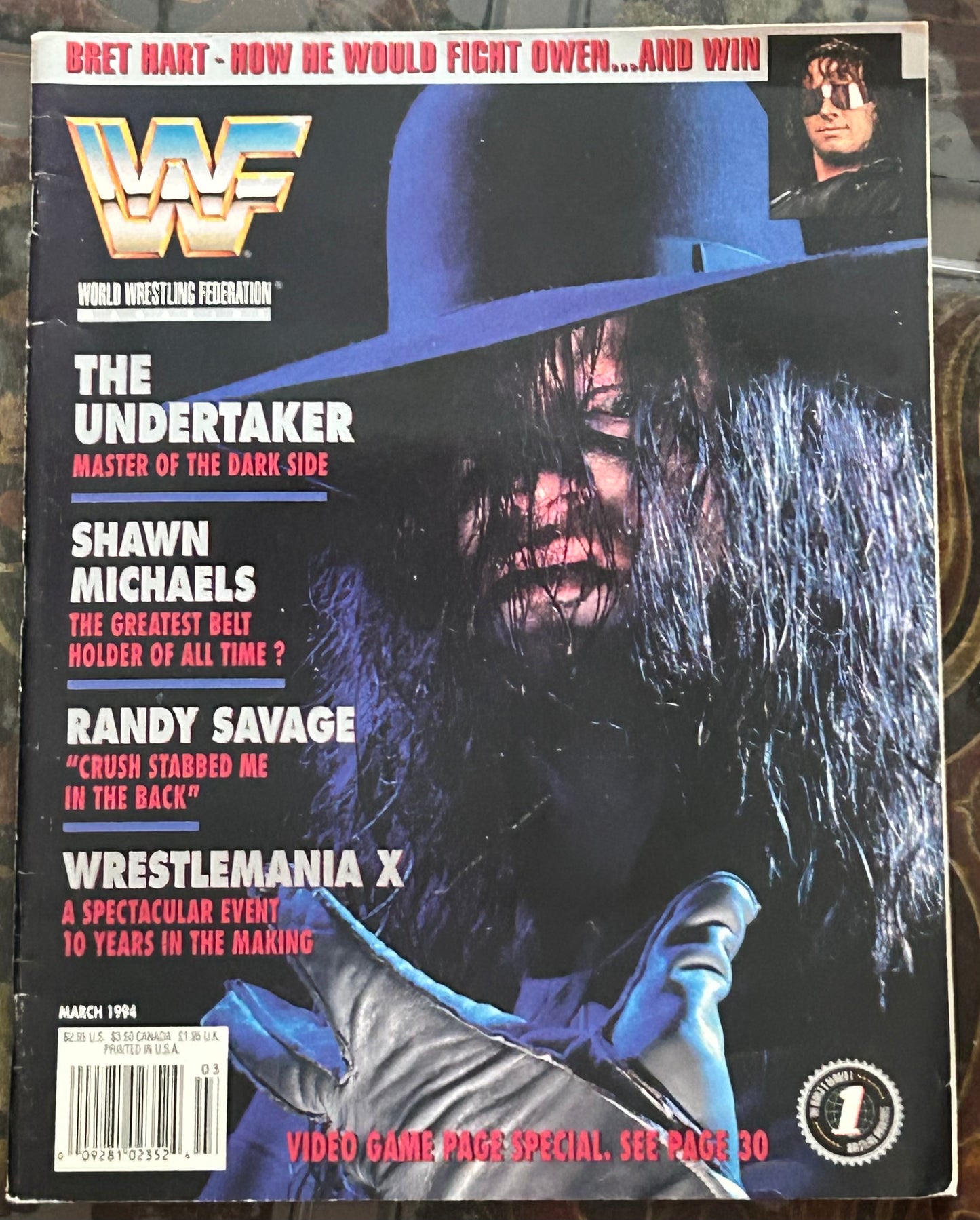 * WWE Magazine March 1994 (The Undertaker)